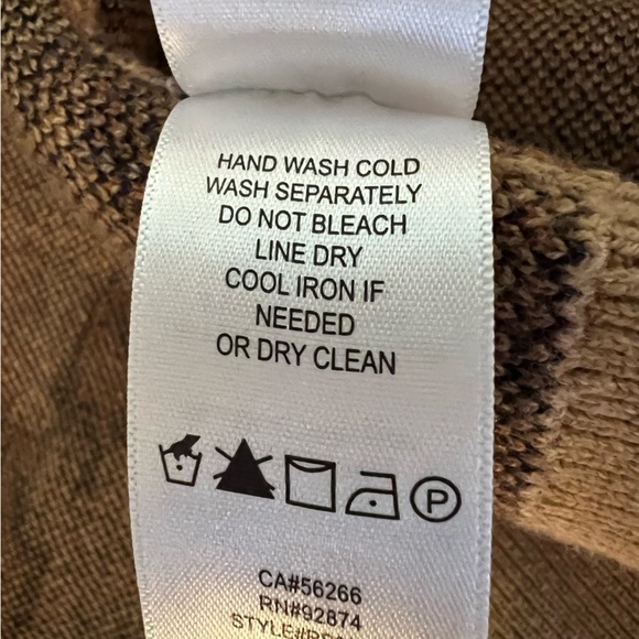 SPLENDID brown black cheetah print open long cardigan sz XS comfy - Picture 7 of 7